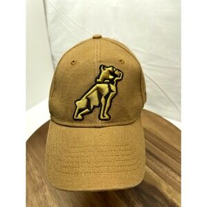 Mack Truck Bulldog Hat Cap  Logo Khaki Gold Brown Vintage Mens Snapback‎ Cap Hat